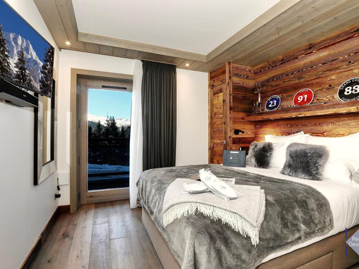 Chalet D'Exception Avec Sauna, Jacuzzi Et Vue Panoramique A Courchevel - Fr-1-664-12 Villa Exterior photo